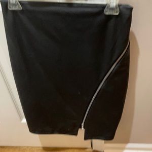 Almost new pencil, faux leather skirt.